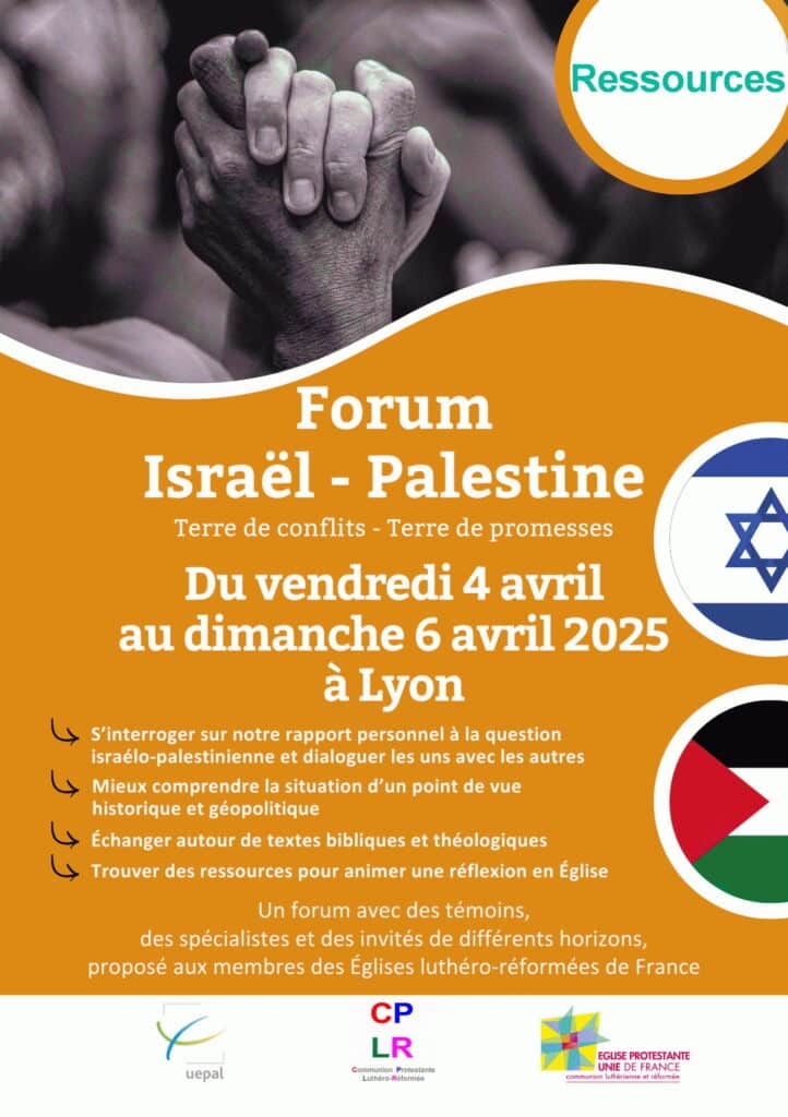 Israël – Palestine : ressources disponibles suite au forum de la CPLR (4 – 6 avril 2025)